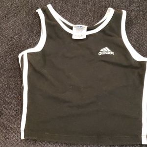 Well worn Adidas crop tank top sports bra